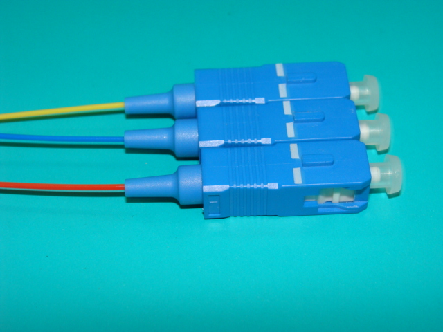 电信级光纤跳线 SC(APC)-SC(APC)网线单模单芯 5米 收发器尾纤 网络光纤线 (长度可定制)