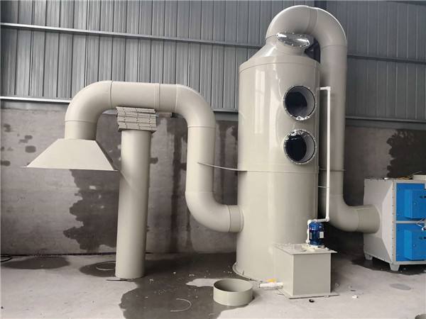 工业PP淋塔废气处理设备光氧酸雾喷淋塔