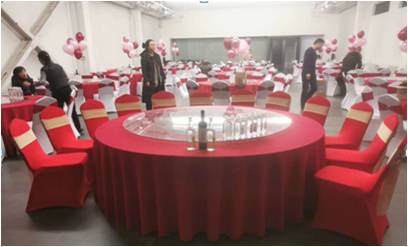 北京宴会桌椅租赁,出租大圆桌3米20人位带桌套椅套