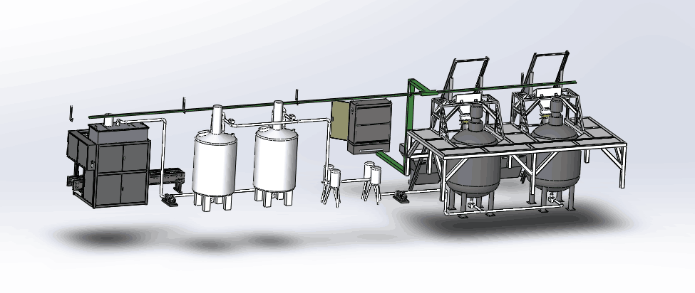 厂家关于液体水溶肥自动生产线设备介绍-宇承设备价格