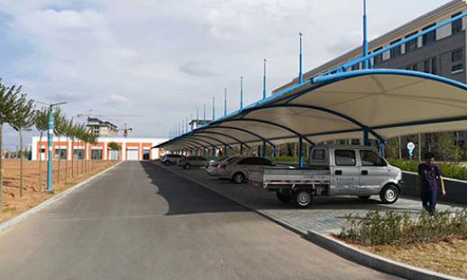 青海公交车站膜结构和西宁自行车棚膜结构销售