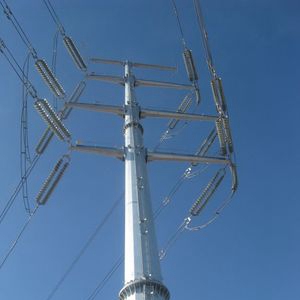输电电力钢杆35kv电力钢杆 钢管杆基础施工 加工高