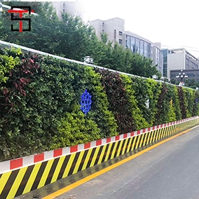打造适合市政改造围蔽工程需求的绿植围挡