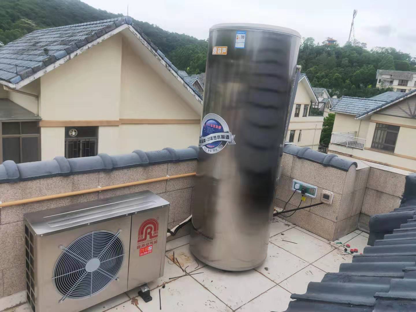 全不锈钢空气能热泵热水器容声热水器家用200升
