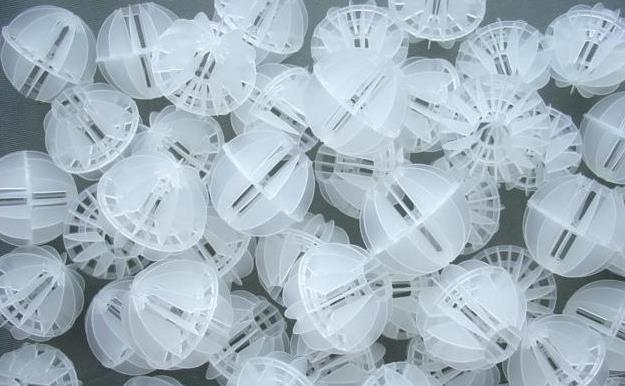 50PP多面空心球填料塑料空心球废气塔洗涤塔脱硫塔厌