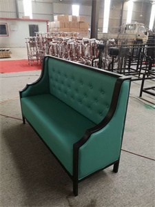天津餐厅卡座沙发装修效小户型   天津商用小弧形店面卡座沙发定制