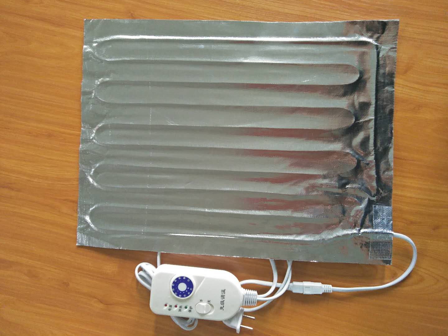 防水铝箔发热片220V可调温饭盒外卖快餐保温垫