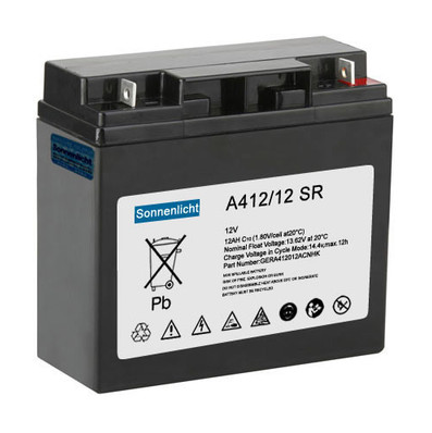 德国阳光蓄电池A412/12SR 12V12ah胶体
