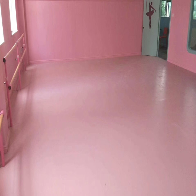 舞蹈pvc地板安装 舞蹈教室地板