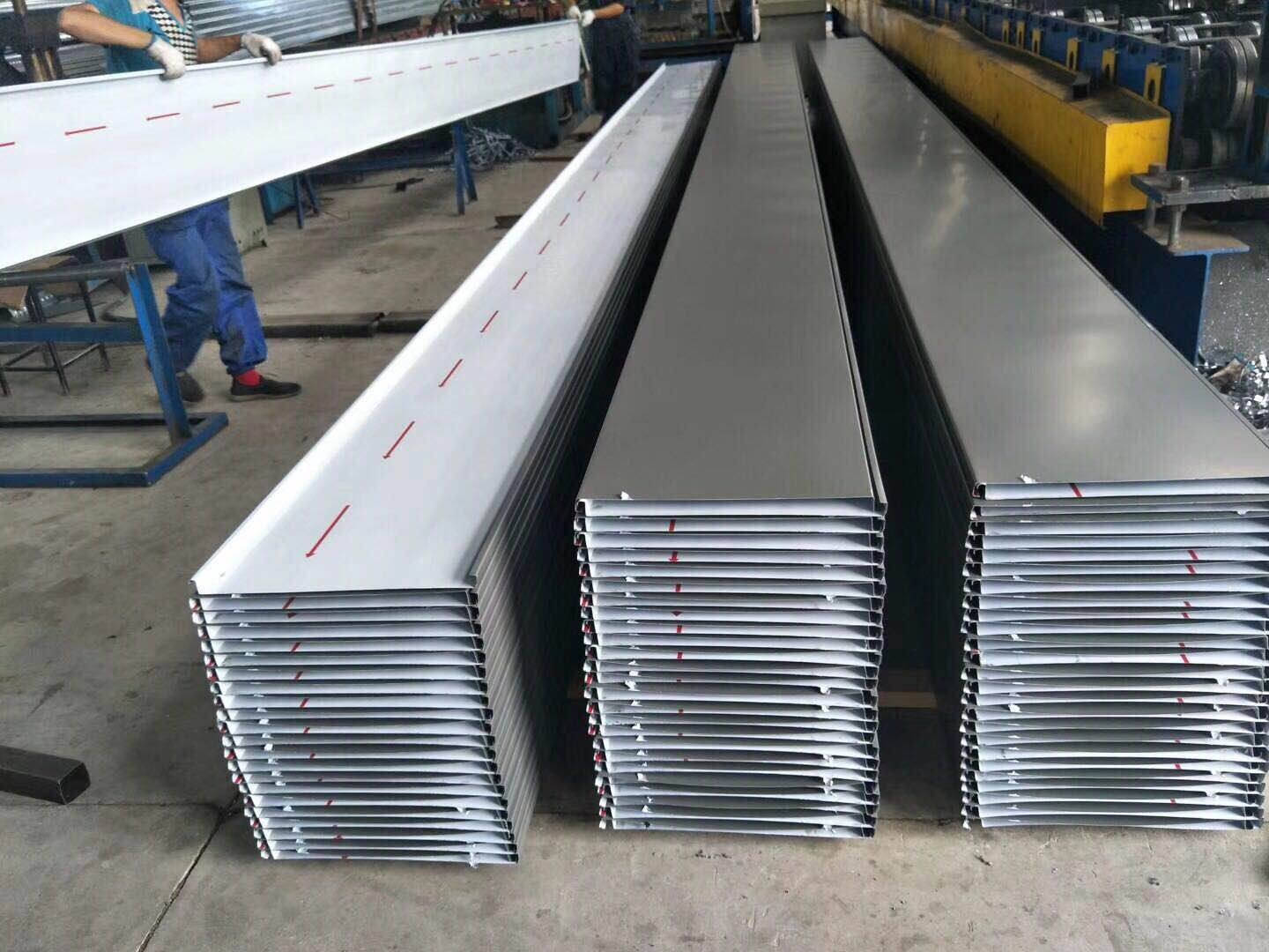 开封市杭瓦建科铝镁锰屋面板25-430矮立边系统提供