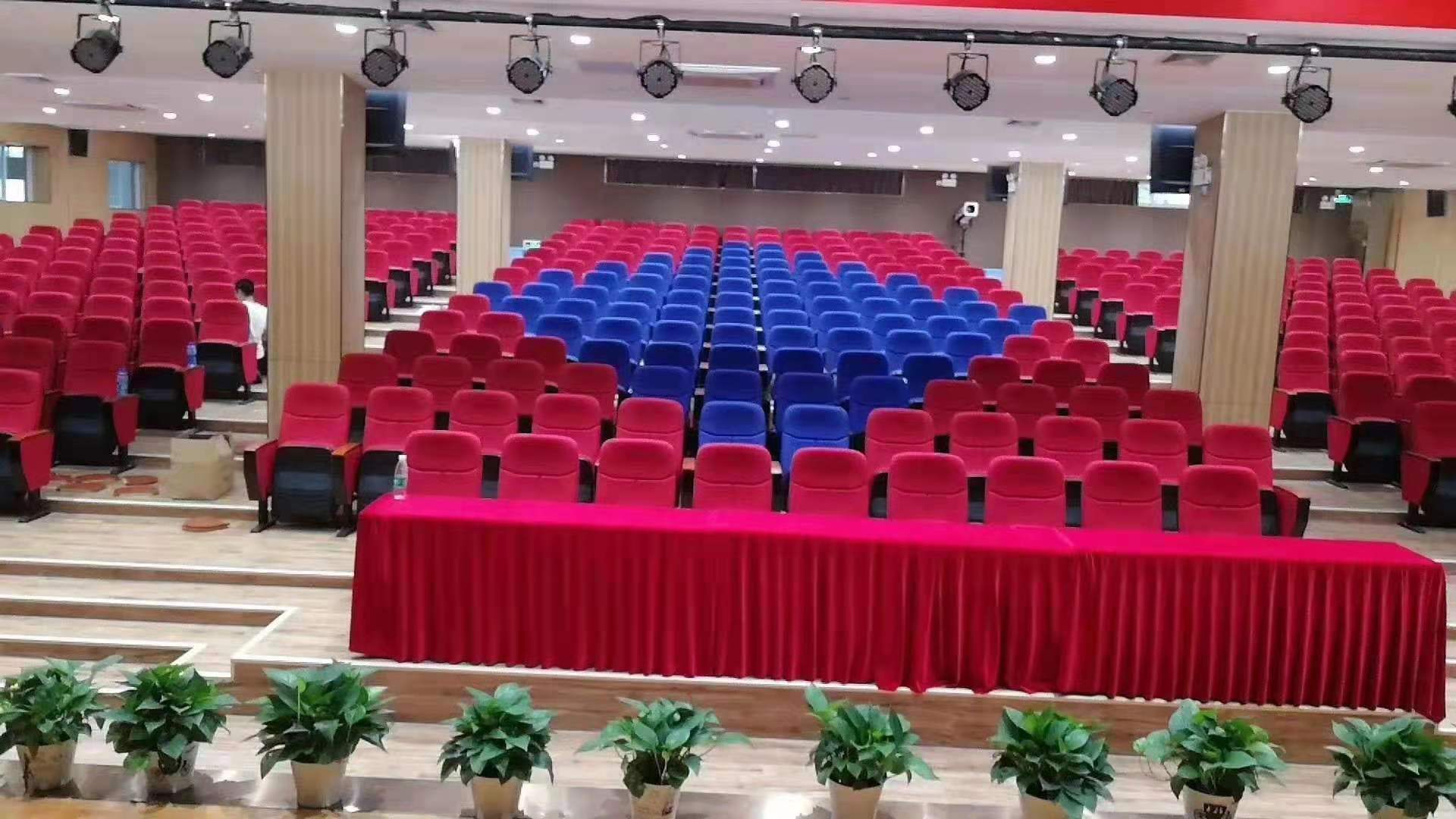 天津医院学校多媒体厅座椅 连排软座椅 电影院椅