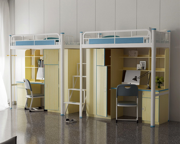 铭仁家具为大学宿舍定制公寓床,让空间利用化更大