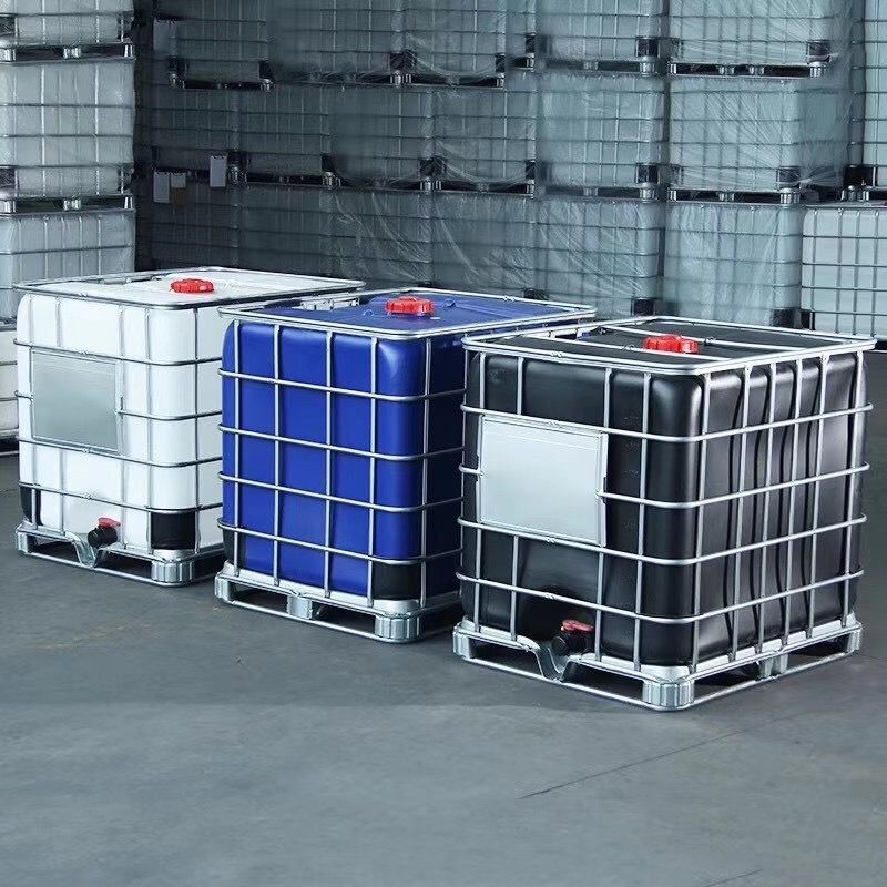 供应食品塑料包装桶/1000L带框架运输桶/全新千升