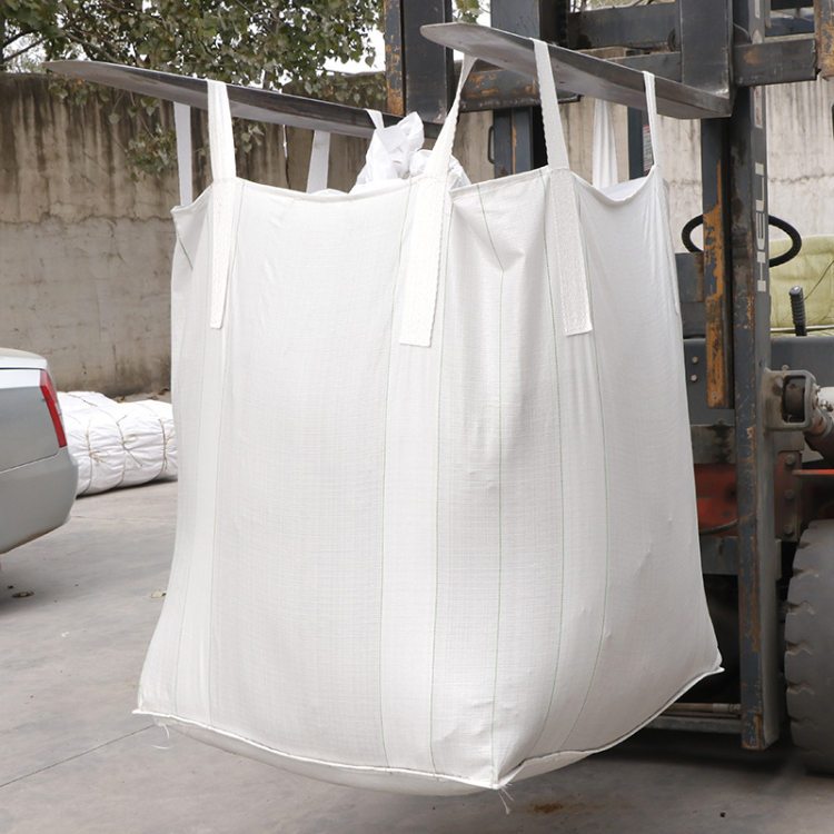 批发白色四吊托底吨袋吨包1吨1.5吨加厚黄色太空袋污