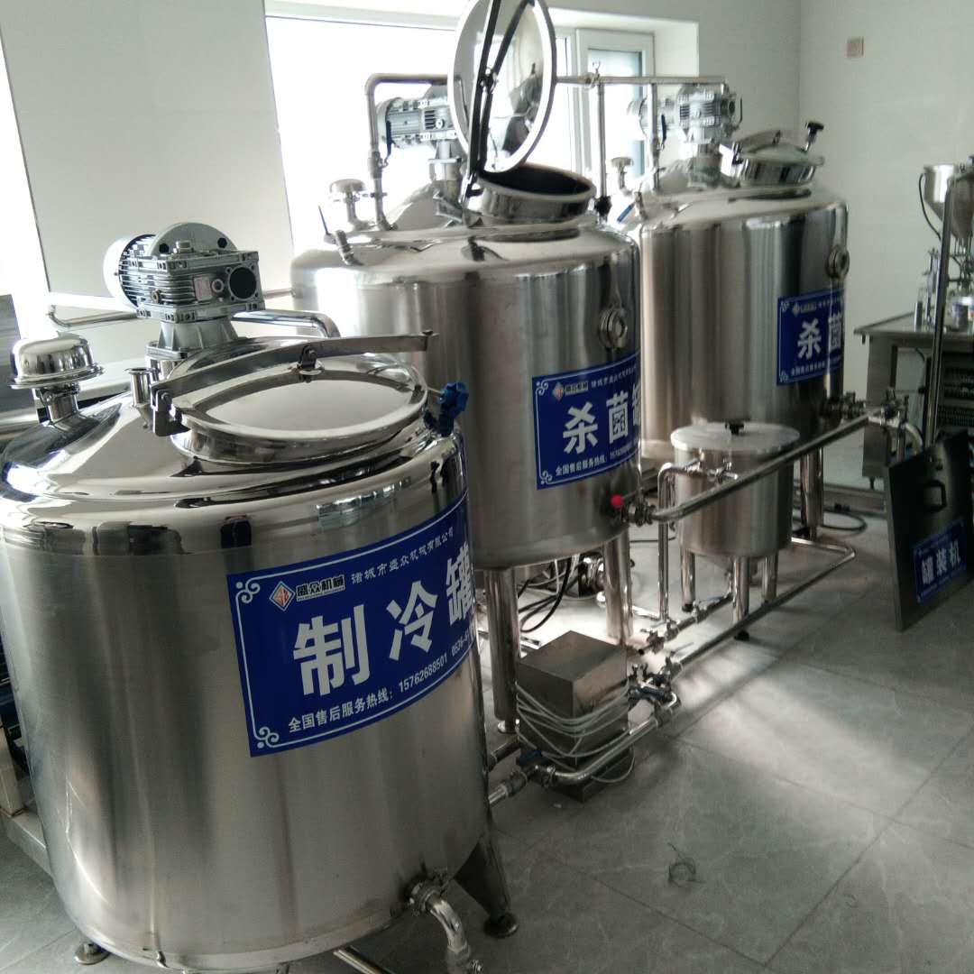 内蒙古牛奶加工设备 乳品制冷罐