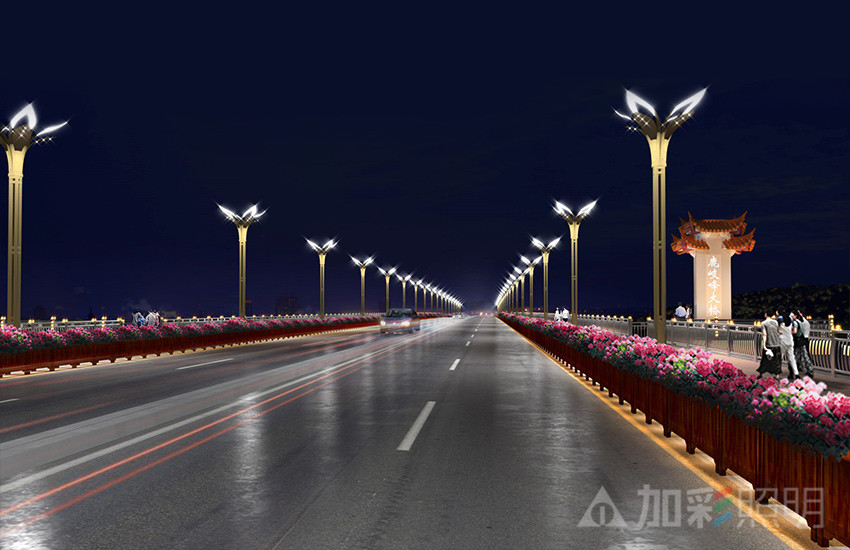 海口桥梁大桥夜景照明亮化工程设计方案