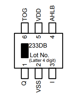 单键触摸IC-TTP233D BA6