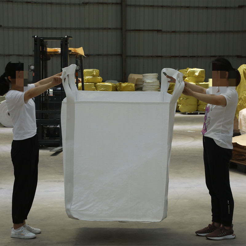 可定制白色太空袋编织袋吨包集装袋桥梁预压袋1吨塑料p