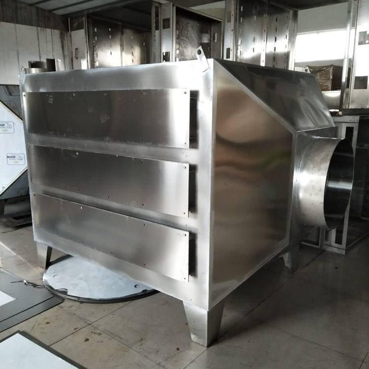 不锈钢活性炭吸附箱 有 机废气处理除臭蜂窝活 性炭环