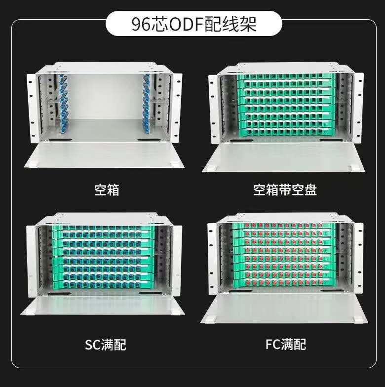 直销96芯ODF光纤配线架ODF熔配一体化单元箱(子
