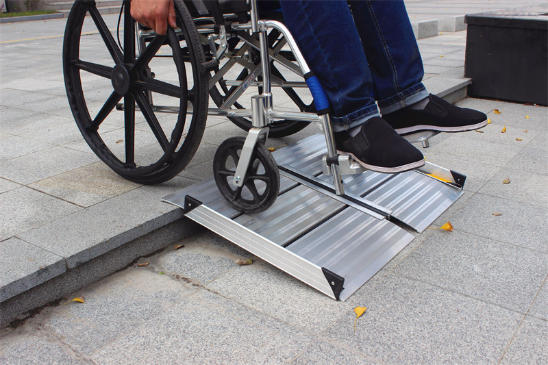 智行无障碍XPB-BJ铝合金残疾人轮椅通道桥板