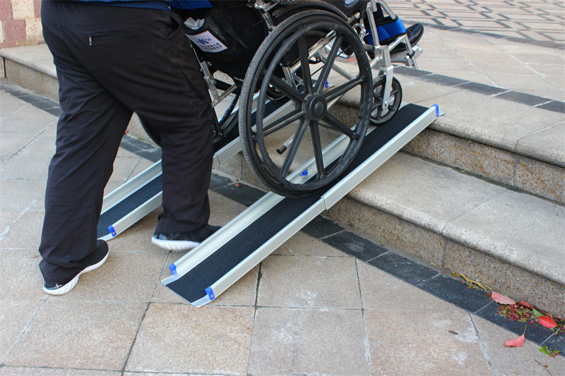 智行无障碍XPB-SS铝合金残疾人轮椅坡道板