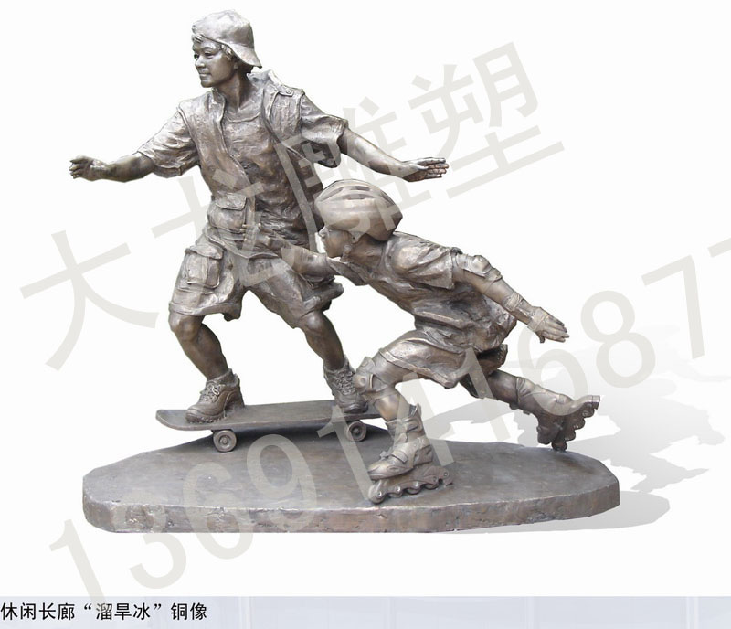 北京树脂雕塑厂加工仿铜人物雕塑