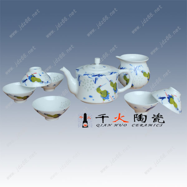景德镇家用陶瓷茶具批发价格 陶瓷茶具免费加盟