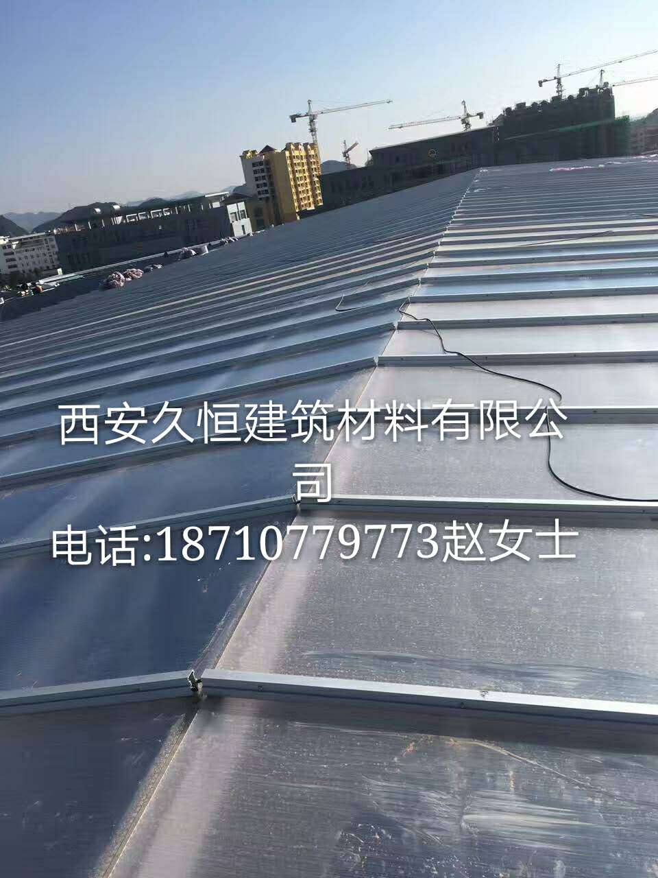 供应生产天津和平区铝镁锰氟碳漆25系矮立边金属屋面板