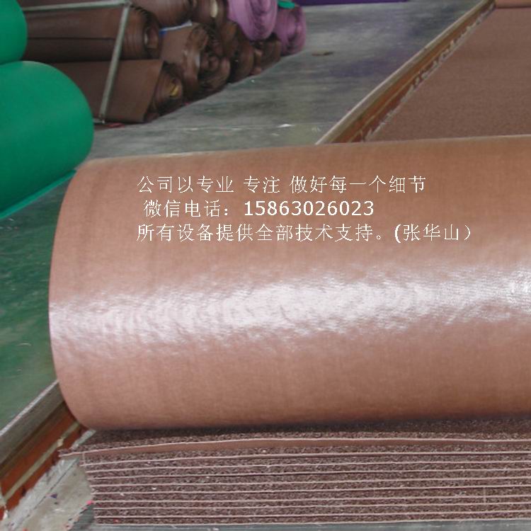 PVC宝丽美喷丝地毯生产线
