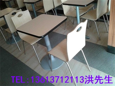 洛阳美食广场快餐桌椅|专业快餐桌定制