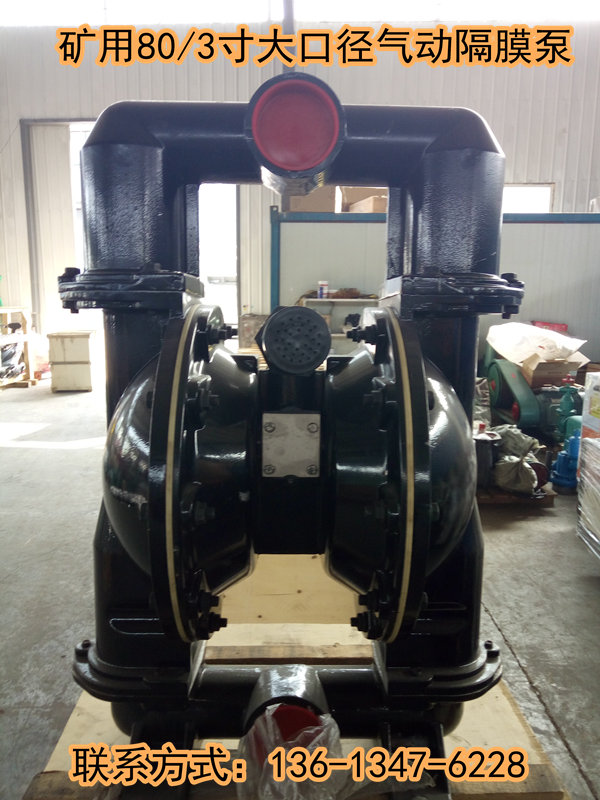 丽江昆明隔膜泵BQG350-0.2隔膜泵煤泥输送气动隔膜泵