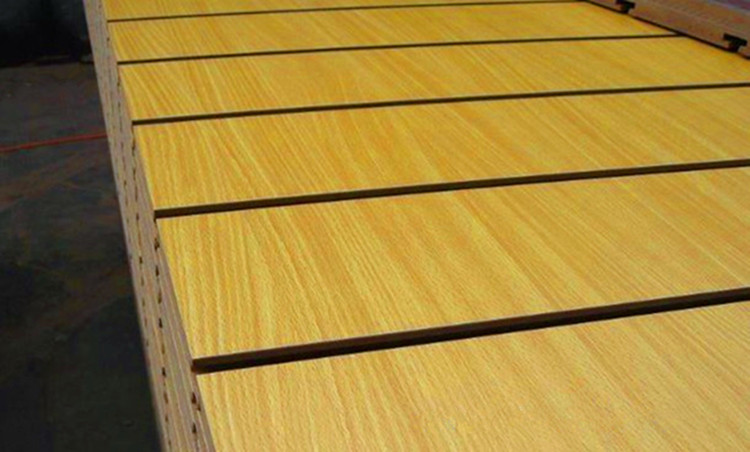 森原木业供应MDF中纤板饰面榉木色
