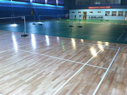 北京篮球场馆专用木地板 胜枫运动木地板生产厂家