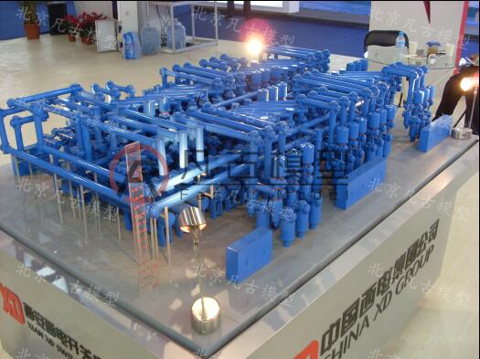哈尔滨工业模型 动态模型 厂区设备模型 模型加工场