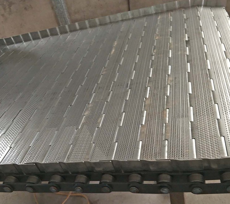 厂家非标定制不锈钢304冲孔链板用于果蔬清洗链板