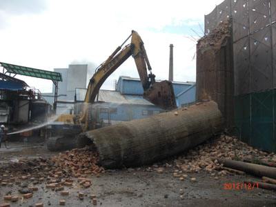哈尔滨砖烟囱整体拆除公司一级企业