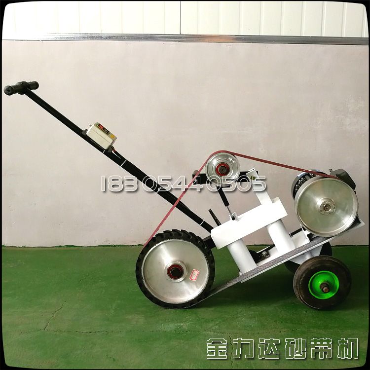 小型台式手推车砂带机 用于大尺寸钢板的修磨与抛光