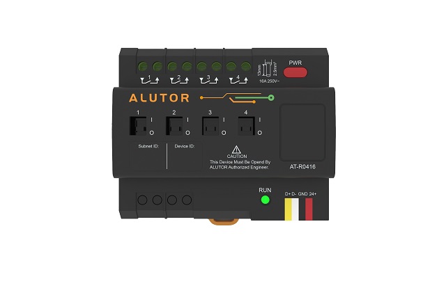 ALUTOR 西安智能照明控制系统 8路继电器 传感器