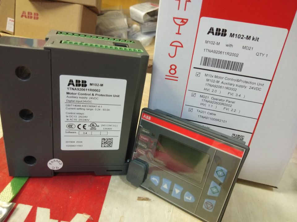 ABB保护装置对电动机 M102-M  30.0-63.0 with MD2  