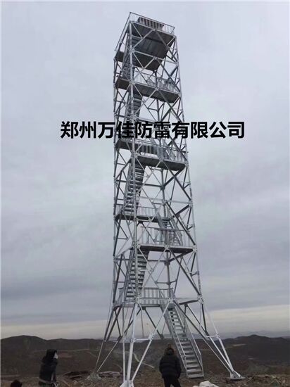 定制10米15米18米20米25米30米35米三角圆钢避雷塔热镀锌圆钢避雷塔