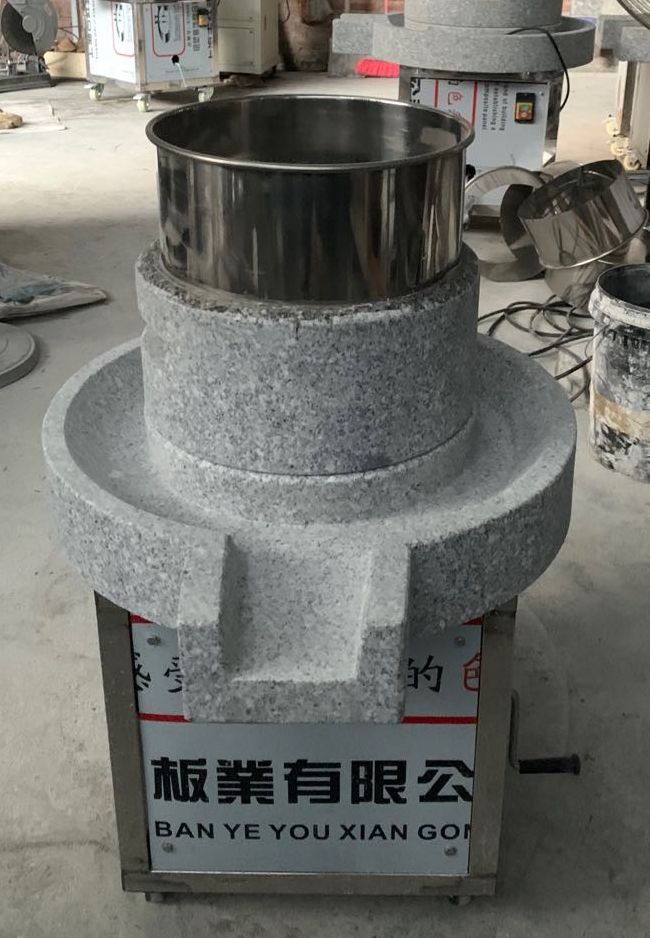 广东新款静音电动石磨磨浆机商用肠粉豆浆芝麻糊多用途石磨