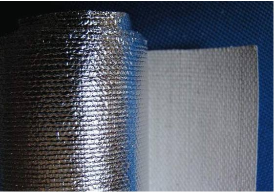 祺瑞覆铝箔陶瓷纤维阻燃隔热布